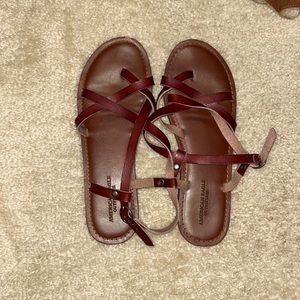 strappy sandals